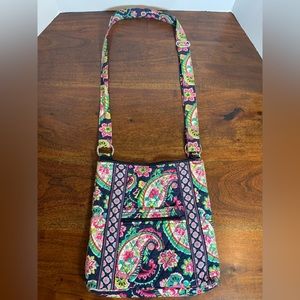 Vera Bradley Hipster Crossbody Bag in "Petal Paisley" Retired Pattern